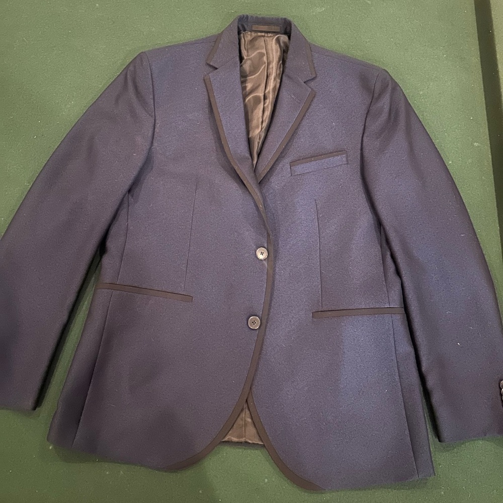 Kenneth Cole Reaction Navy and Black Blazer